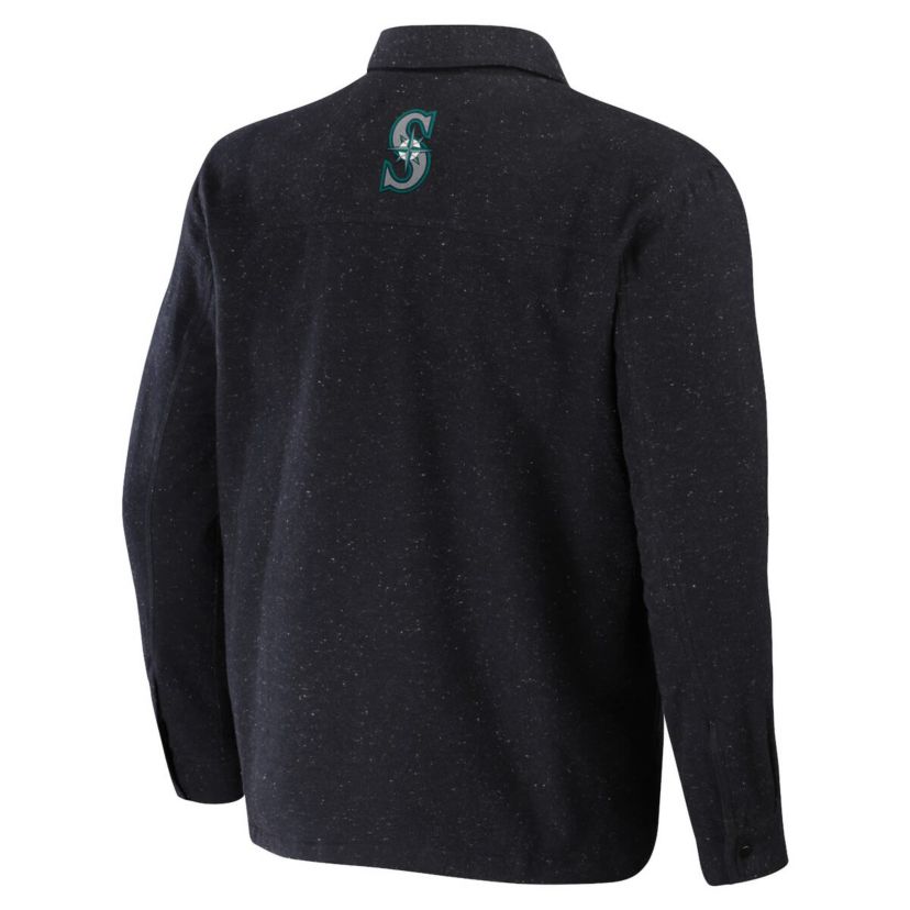 MLB Seattle Mariners Ringstop Full-Snap Shacket