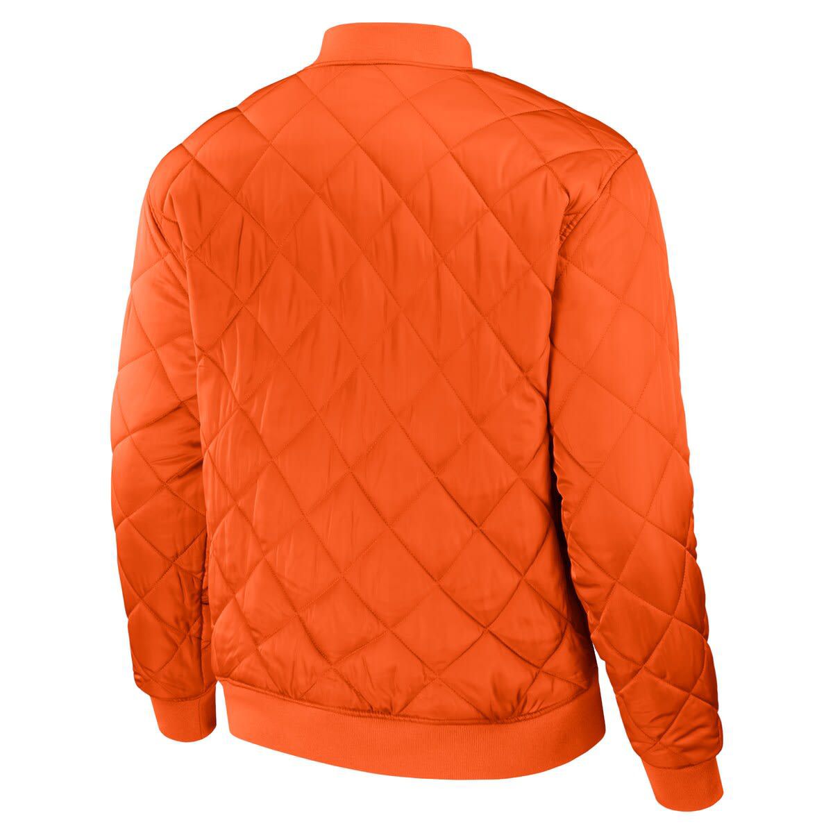 MLB Black/Orange New York Mets Reversible Full-Zip Bomber Jacket