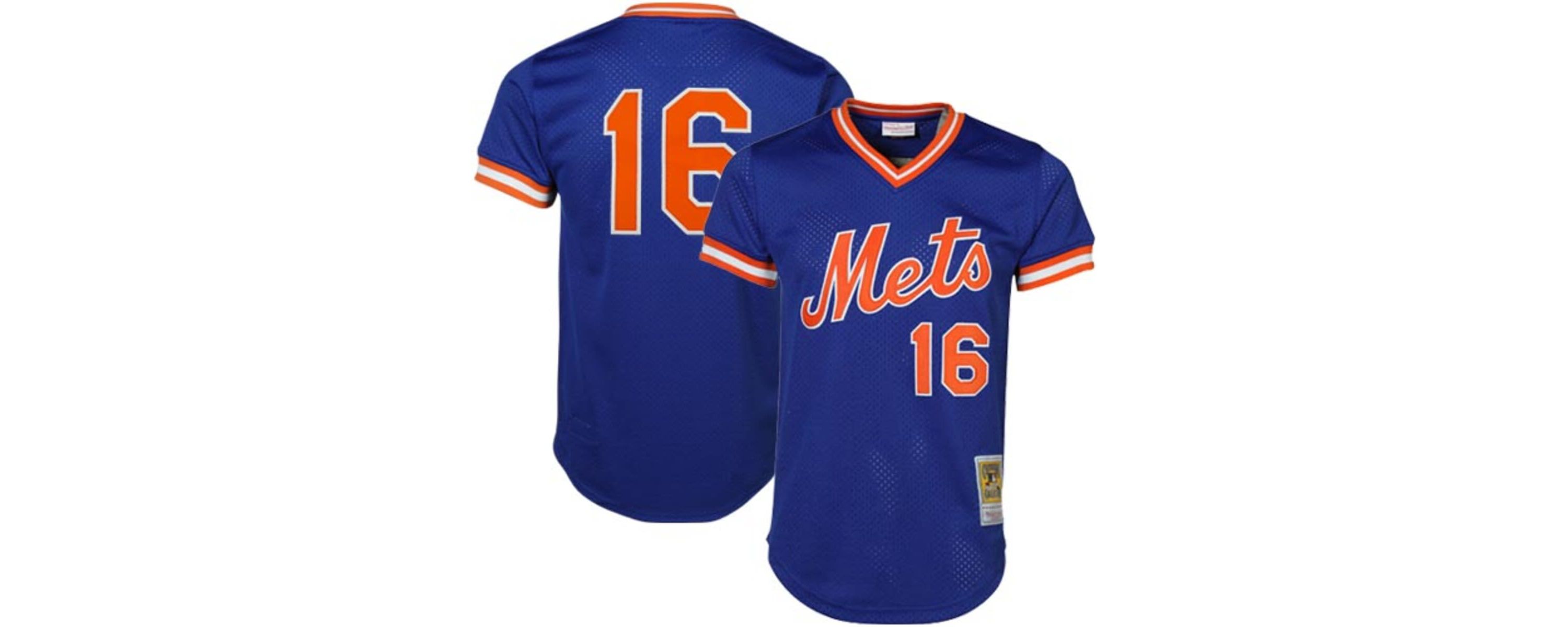 MLB Dwight Gooden New York Mets Cooperstown Mesh Batting Practice Jersey