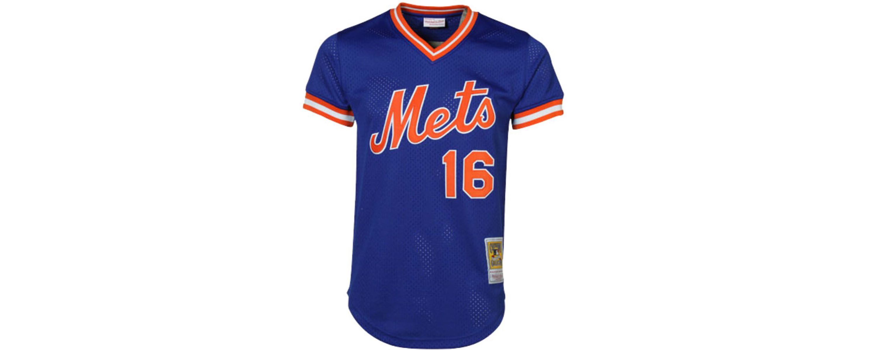 MLB Dwight Gooden New York Mets Cooperstown Mesh Batting Practice Jersey