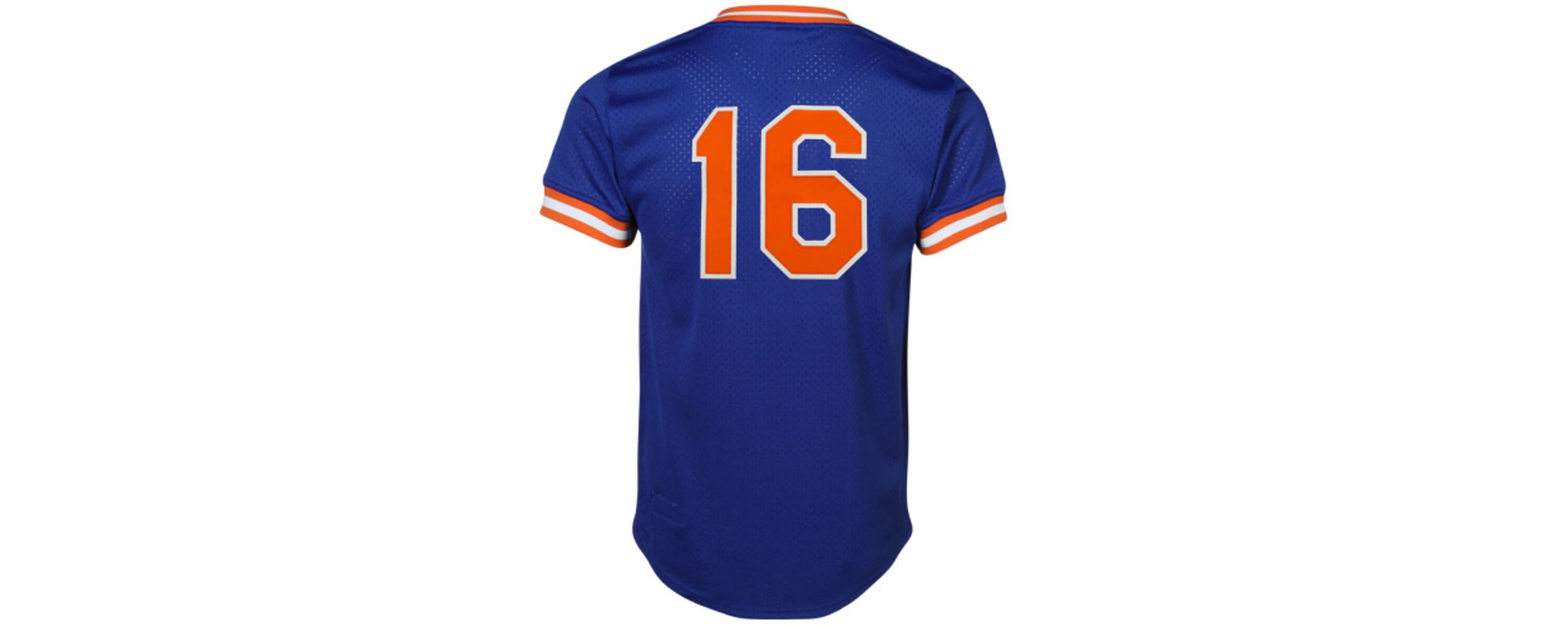 MLB Dwight Gooden New York Mets Cooperstown Mesh Batting Practice Jersey