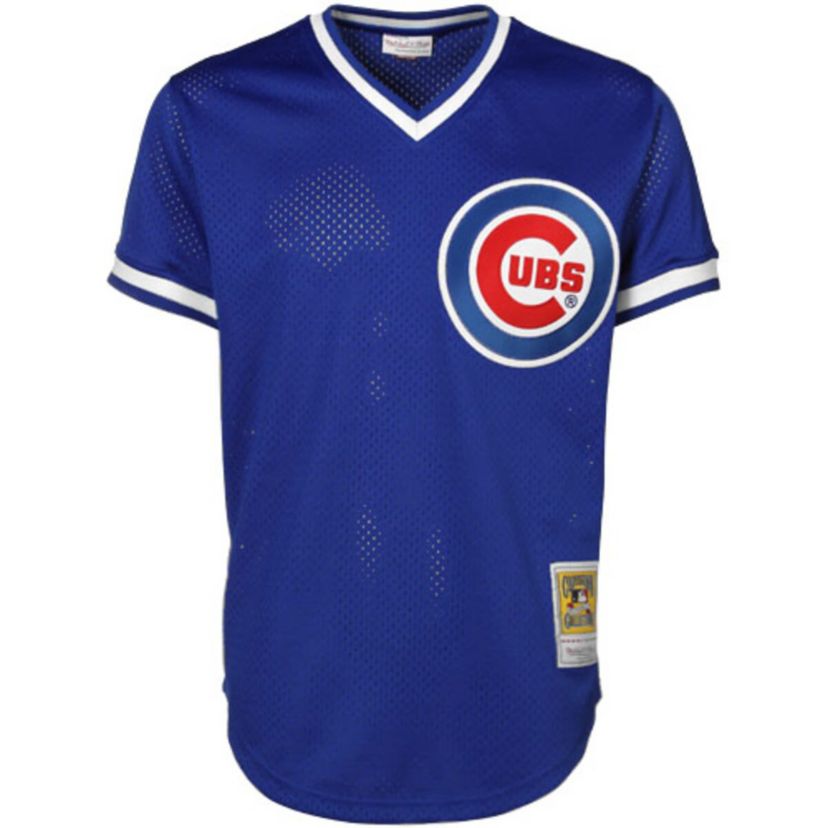 MLB Ryne Sandberg Chicago Cubs Cooperstown Authentic Collection Throwback Replica Jersey - Blue