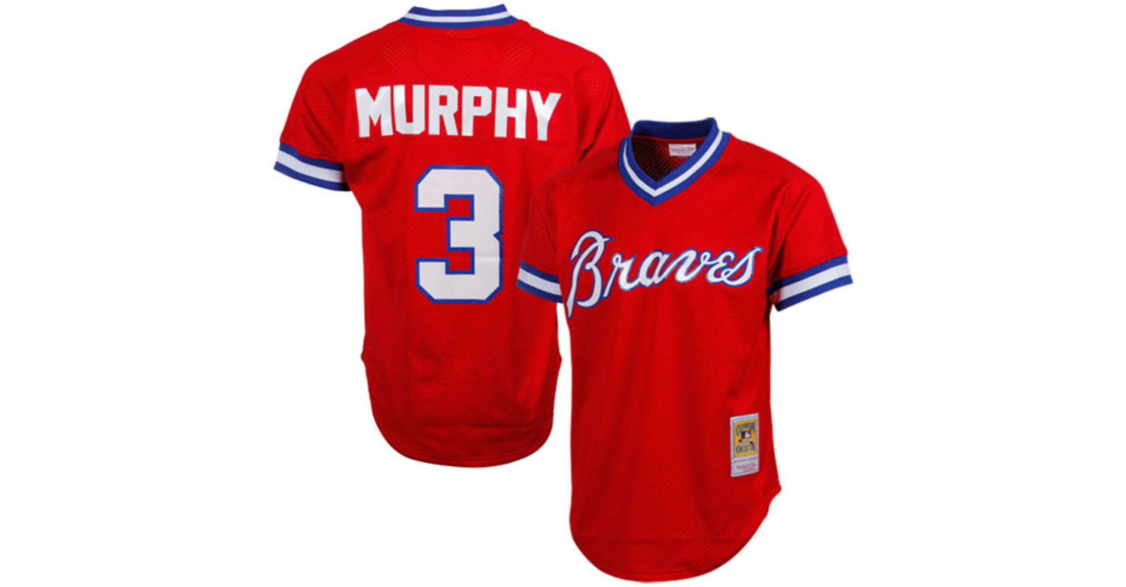 MLB Dale Murphy Atlanta Braves 1980 Authentic Cooperstown Collection Mesh Batting Practice Jersey