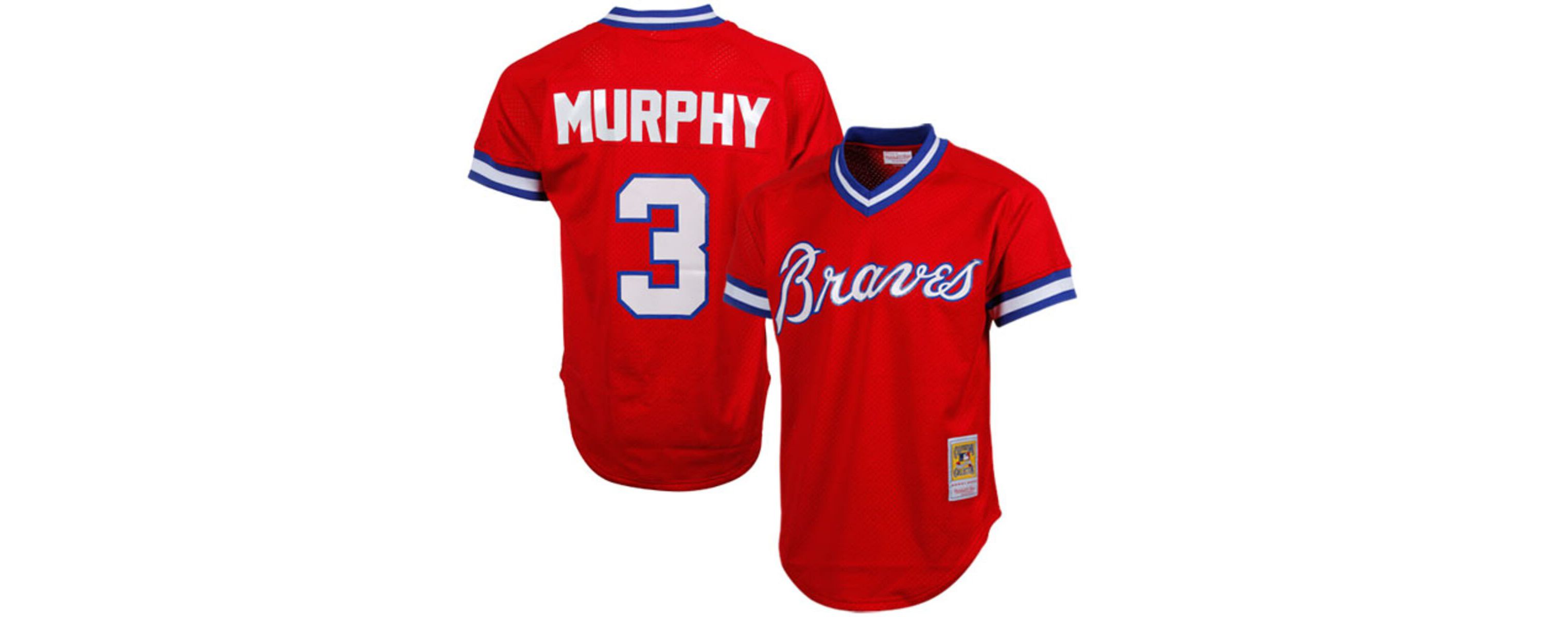 MLB Dale Murphy Atlanta Braves 1980 Authentic Cooperstown Collection Mesh Batting Practice Jersey