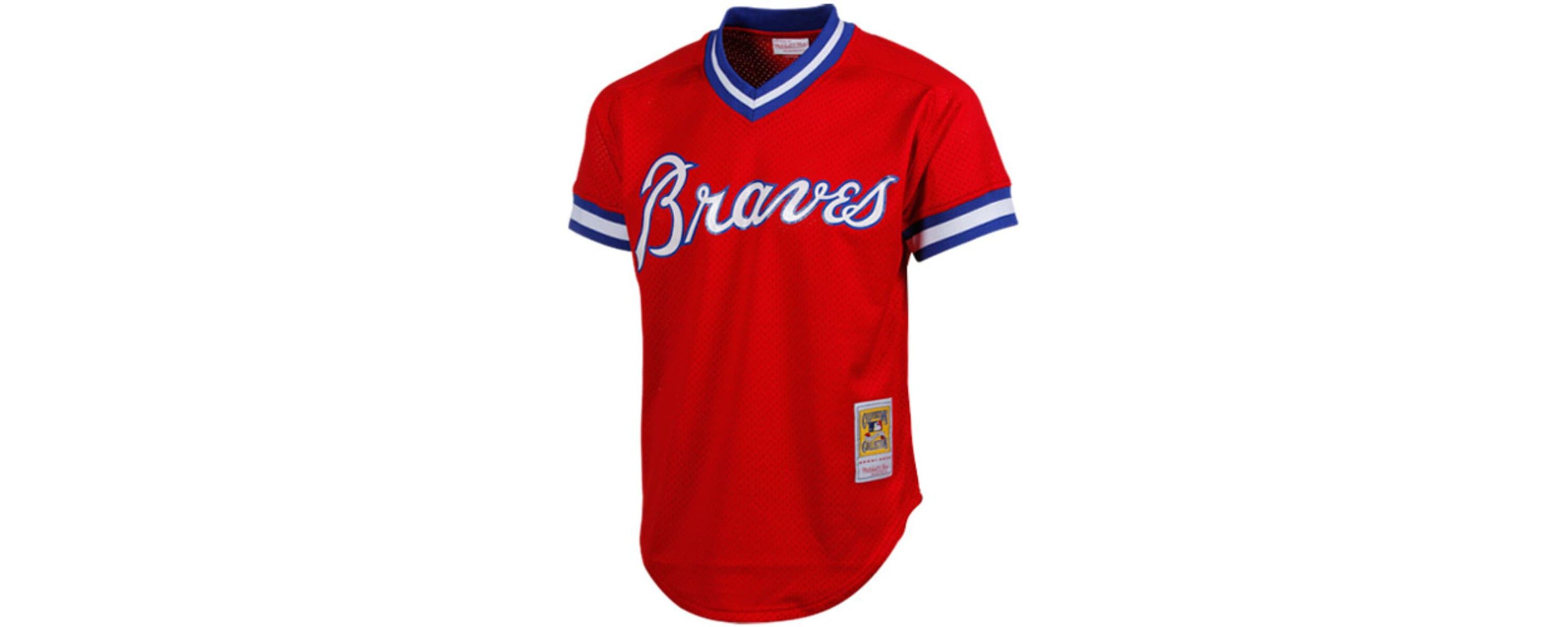 MLB Dale Murphy Atlanta Braves 1980 Authentic Cooperstown Collection Mesh Batting Practice Jersey
