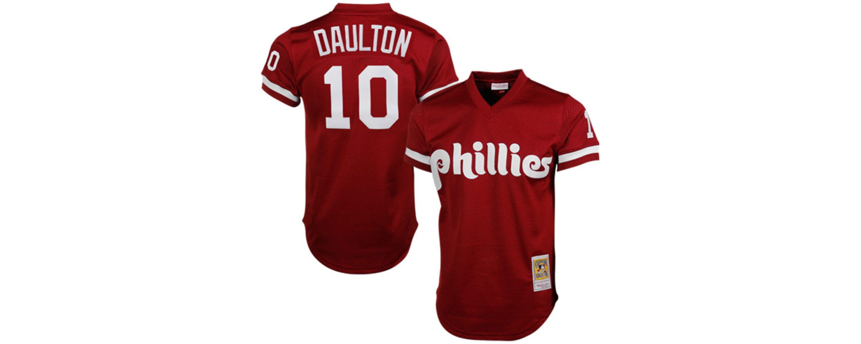 MLB Darren Daulton Philadelphia Phillies Cooperstown Mesh Batting Practice Jersey