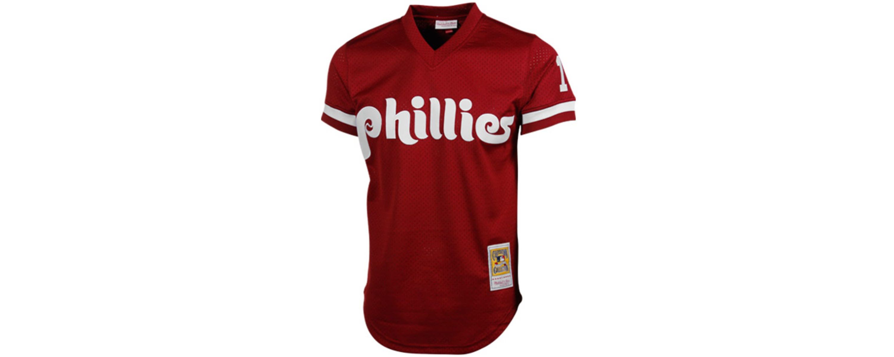 MLB Darren Daulton Philadelphia Phillies Cooperstown Mesh Batting Practice Jersey