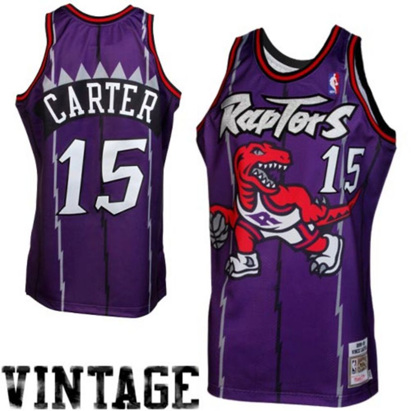 NBA Vince Carter Toronto Raptors 1998/99 Throwback Authentic Jersey - Purple