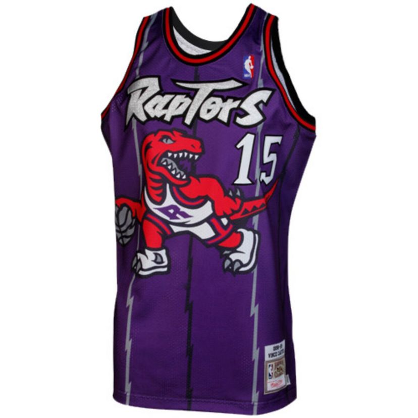 NBA Vince Carter Toronto Raptors 1998/99 Throwback Authentic Jersey - Purple