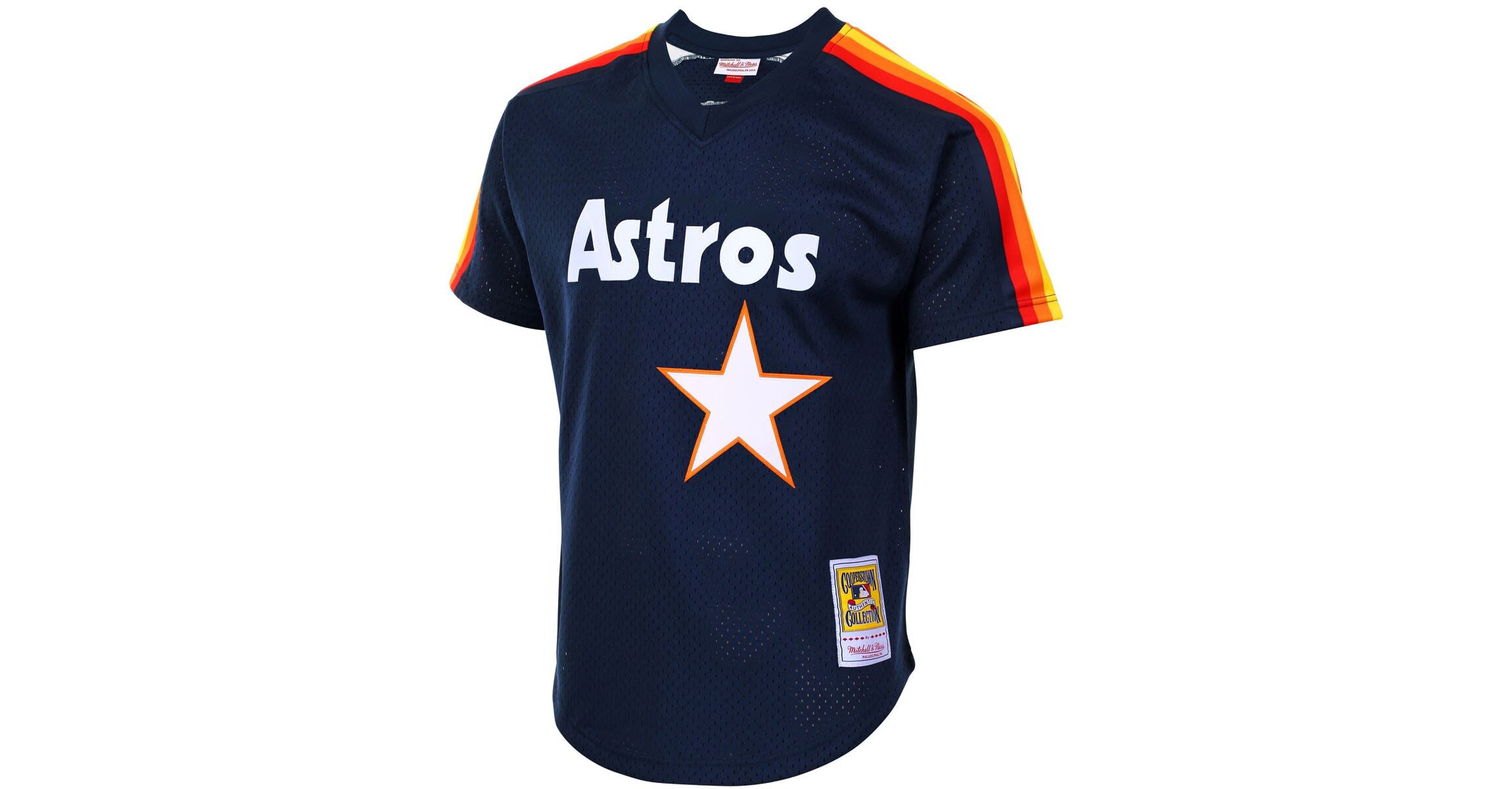MLB Jeff Bagwell Houston Astros Cooperstown Mesh Batting Practice Jersey
