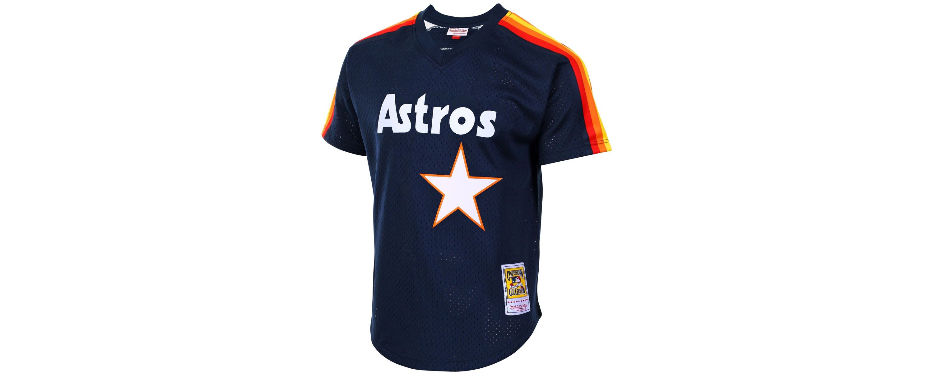 MLB Jeff Bagwell Houston Astros Cooperstown Mesh Batting Practice Jersey