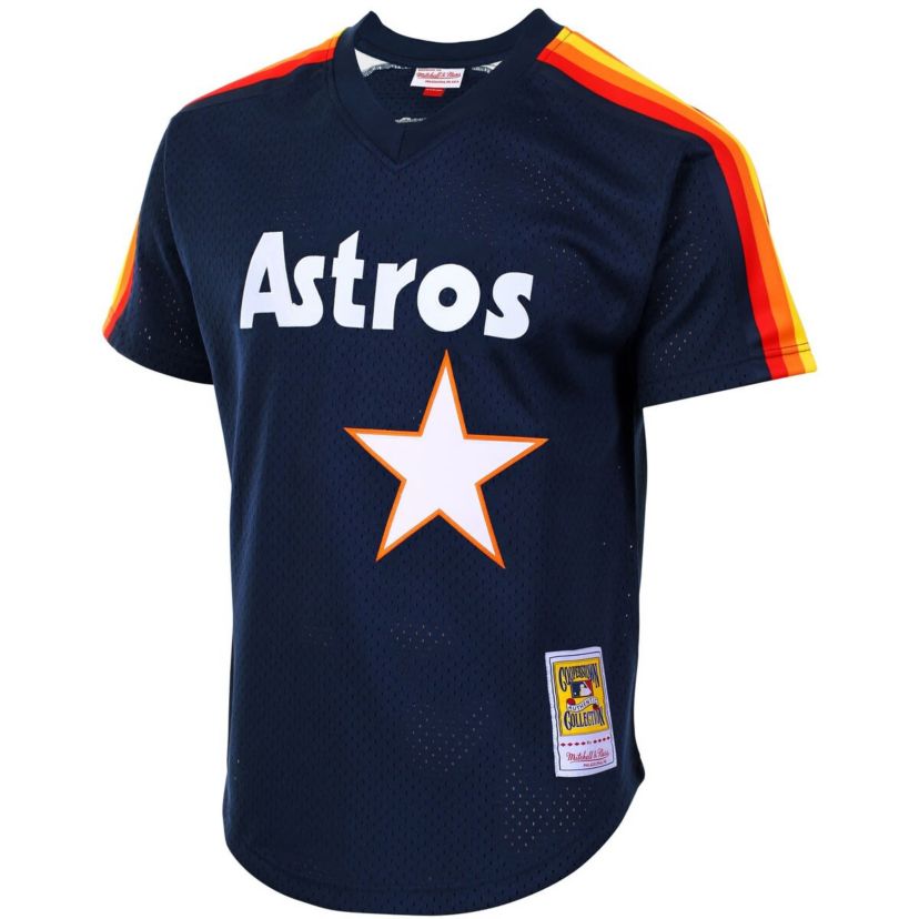 MLB Jeff Bagwell Houston Astros Cooperstown Mesh Batting Practice Jersey
