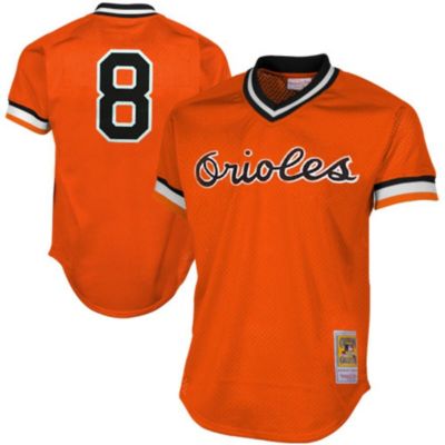 Mitchell & Ness Men's MLB Cal Ripken Jr Baltimore Orioles 1988 Authentic Cooperstown Collection Mesh Batting Practice Jersey