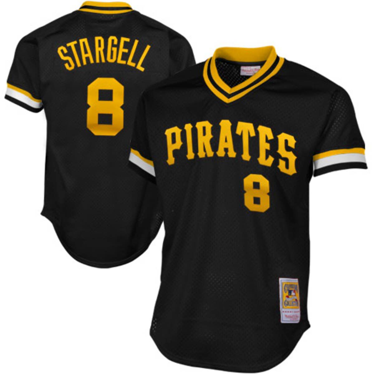 MLB Willie Stargell Pittsburgh Pirates 1982 Authentic Cooperstown Collection Mesh Batting Practice Jersey