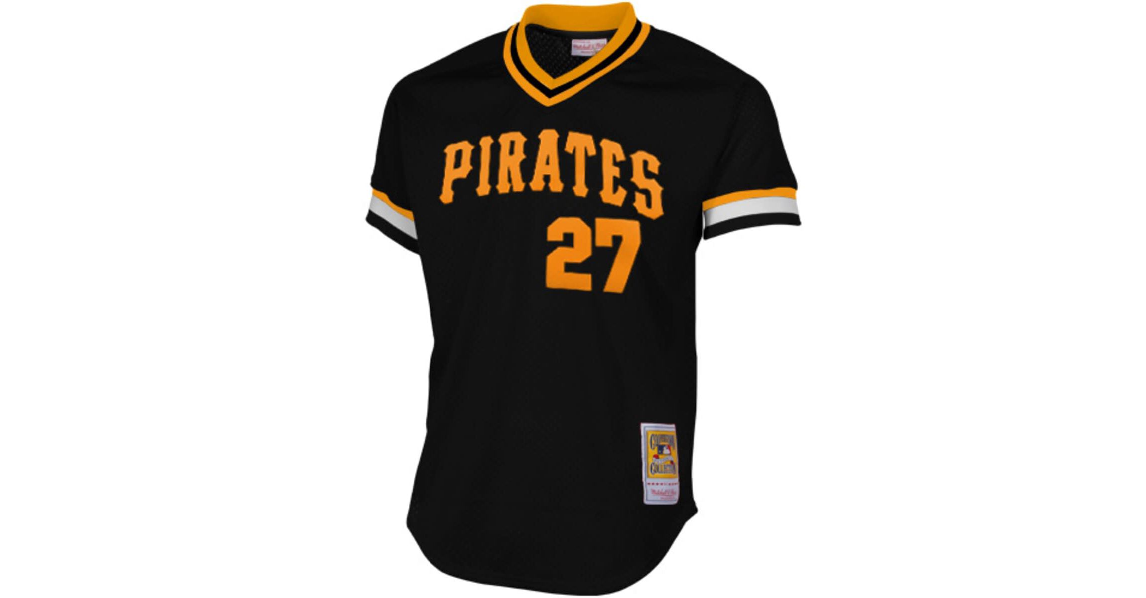 MLB Pittsburgh Pirates Kent Tekulve 1982 Cooperstown Collection Authentic Practice Jersey - Black