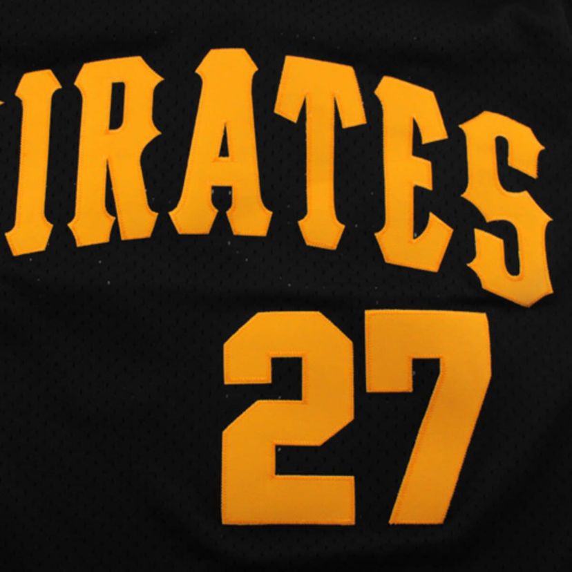 MLB Pittsburgh Pirates Kent Tekulve 1982 Cooperstown Collection Authentic Practice Jersey - Black