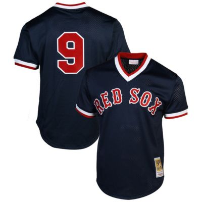 Boston Red Sox MLB Ted Williams 1990 Authentic Cooperstown Collection Batting Practice Jersey - Blue