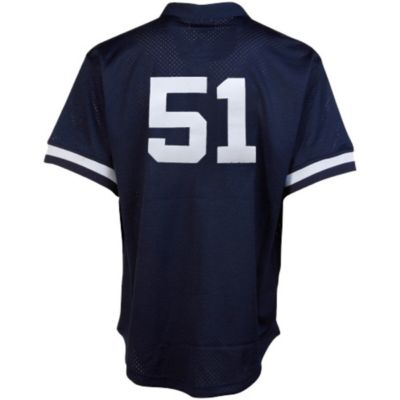 MLB Bernie Williams New York Yankees Cooperstown Mesh Batting Practice Jersey