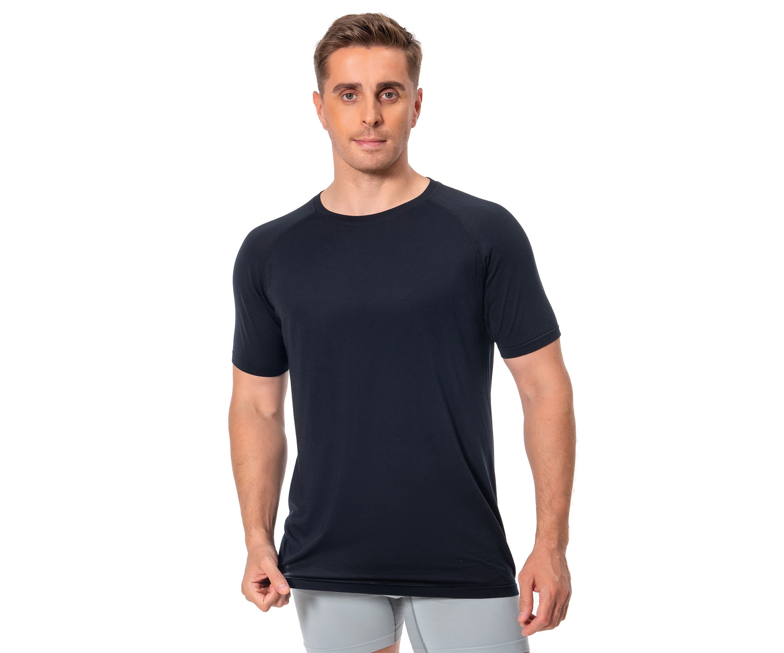 1 pack Tencel Crew Neck Short Sleeve Undershirt