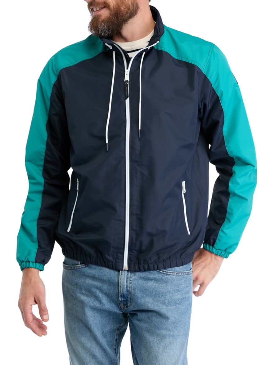 Mens Color Block Windbreaker 