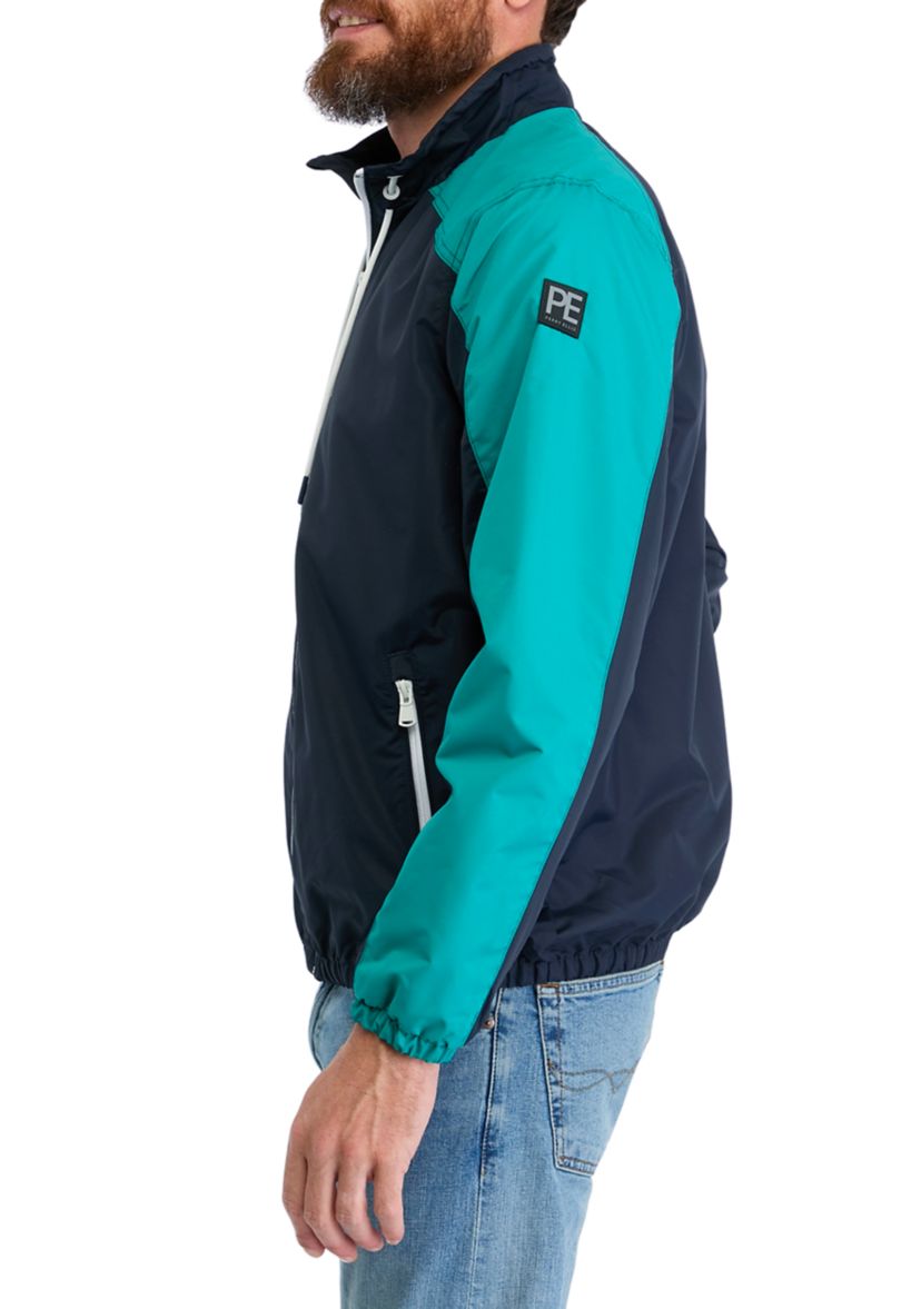 Mens Color Block Windbreaker 