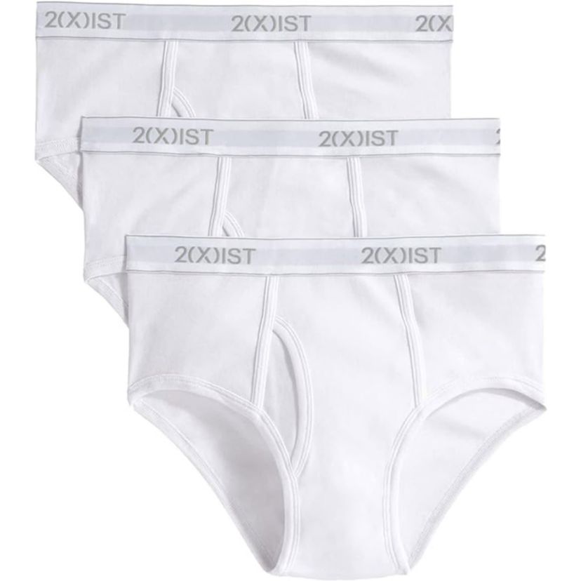 Essential Cotton Fly Front Brief 3-Pack