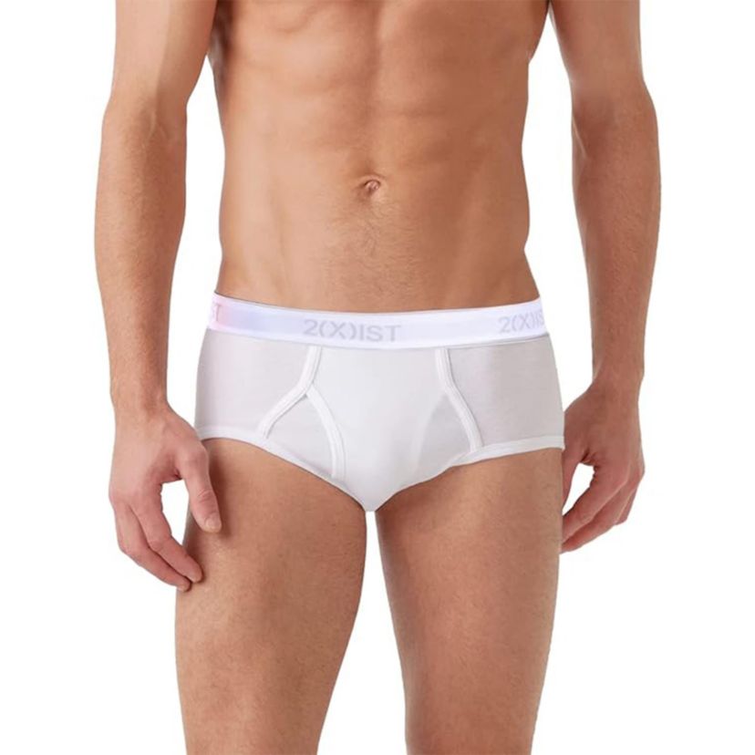 Essential Cotton Fly Front Brief 3-Pack