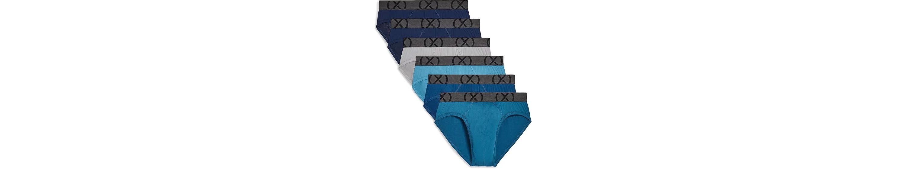 2(X)IST mens (X) Sport Mesh 6-pack No Show Brief