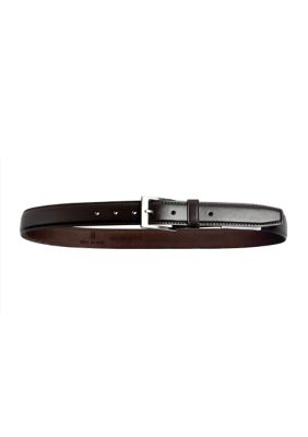 Bill Blass Men's Genuine Leather 33 Millimeter Belt, Brown, XL
