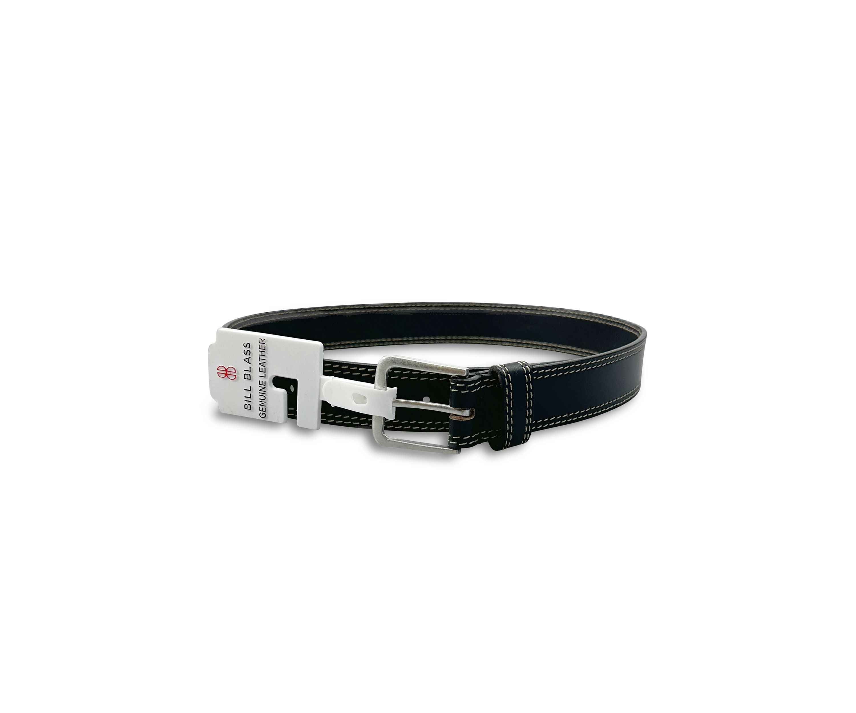 Big & Tall Genuine Leather Double Stitched Belt