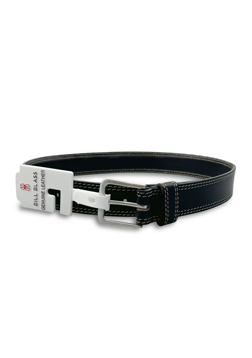Big & Tall Genuine Leather Double Stitched Belt