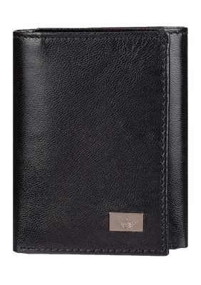 Dockers Men's RFID Leather Extra Capacity Trifold Wallet, Black -  0193671530867