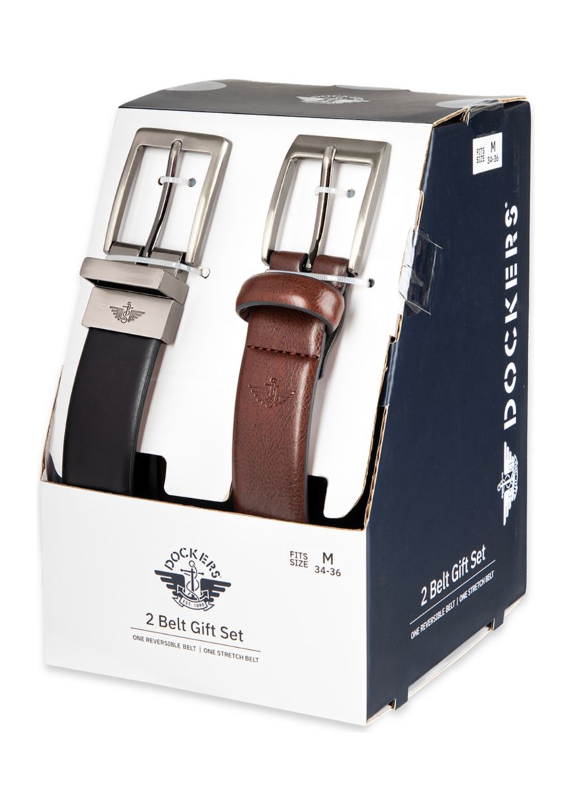 2 Belts in a Box Gift Set