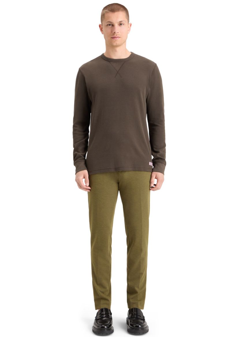 Mens Long Sleeve Waffle T-Shirt 