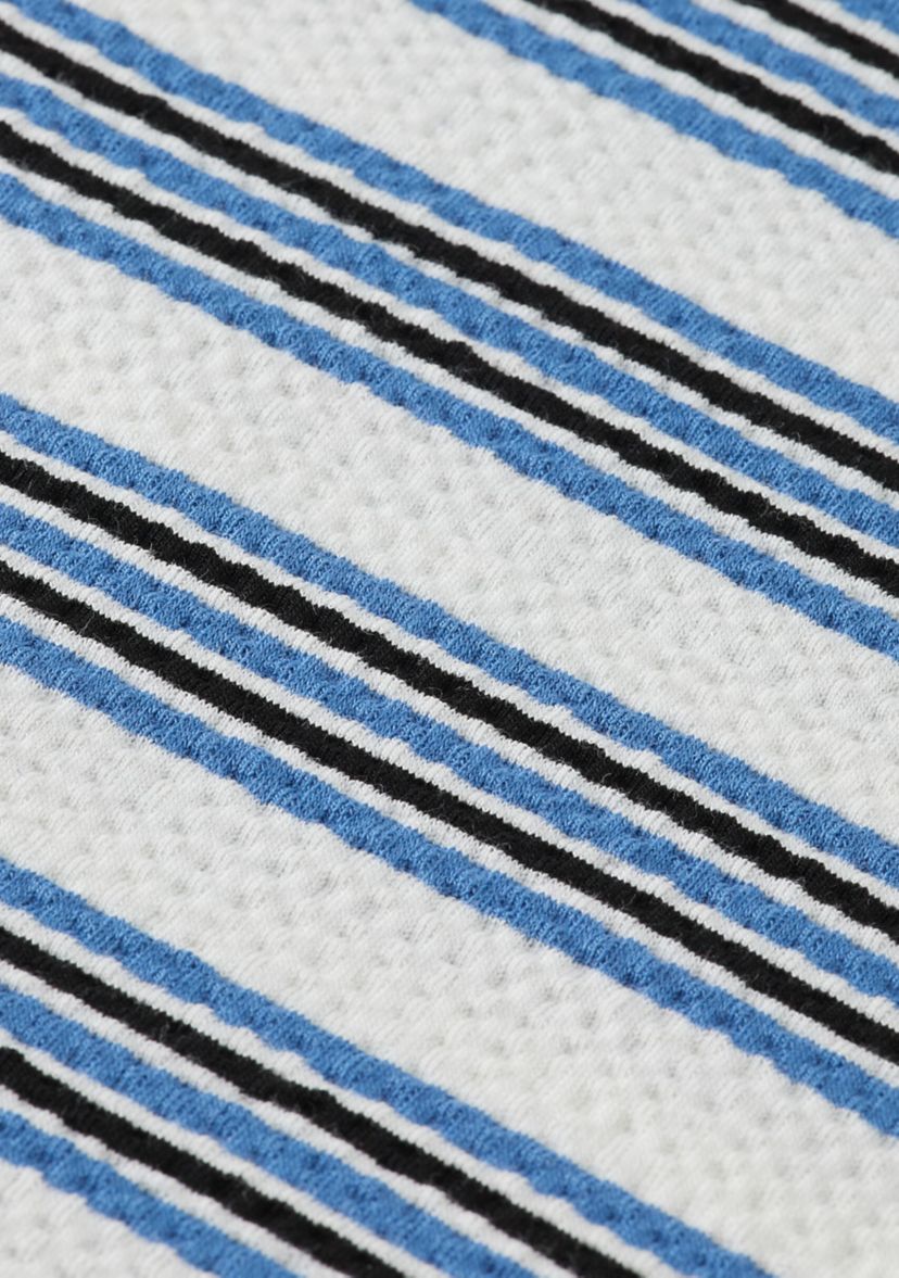 Mens Short Sleeve Yarn Dye Stripe T-Shirt 