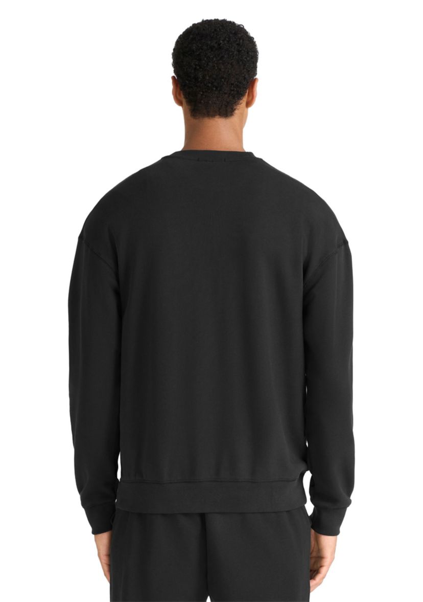 Mens Logo Front Crew Sweatshirt