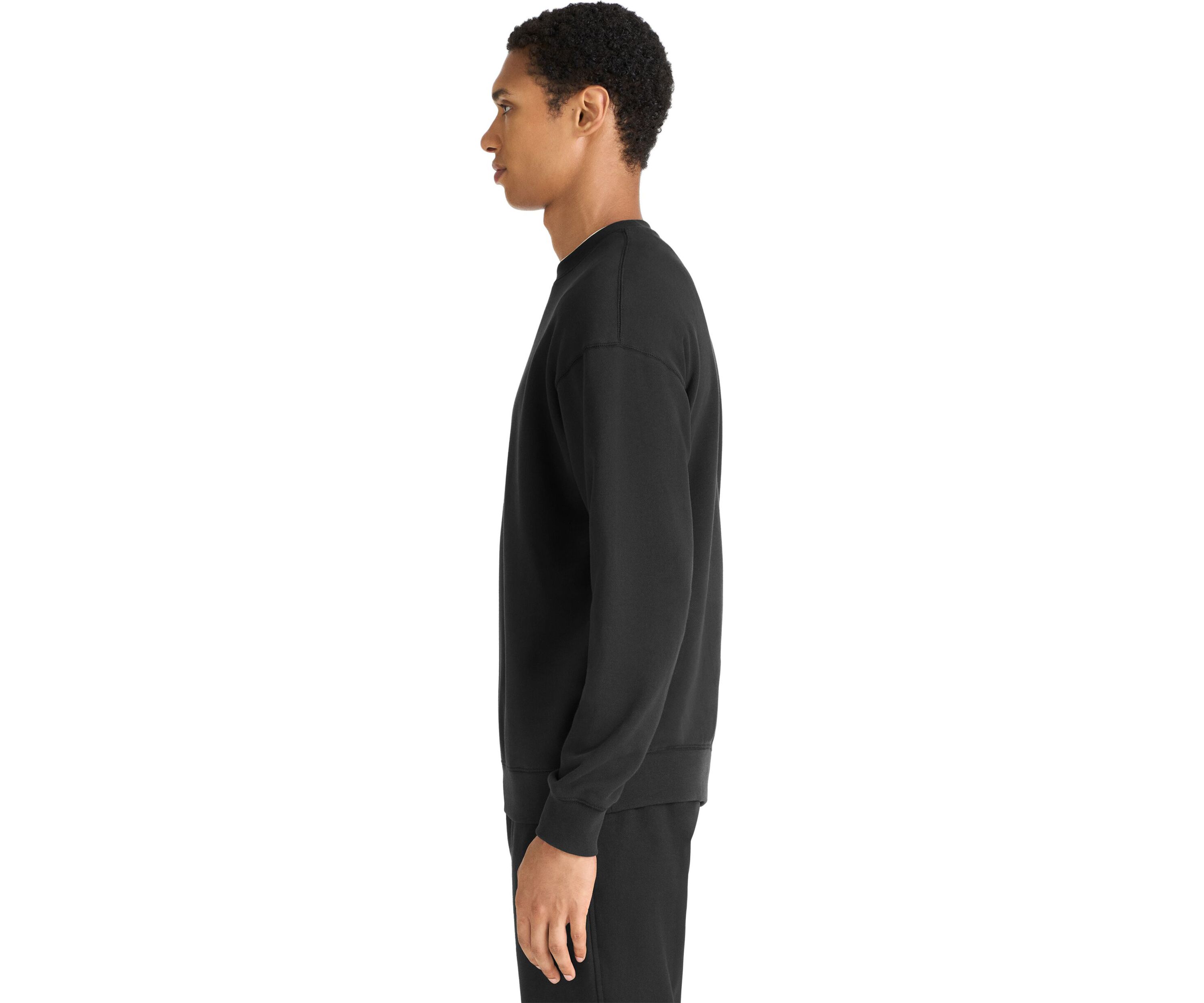 Mens Logo Front Crew Sweatshirt