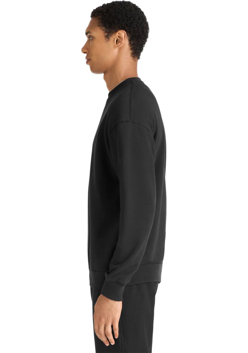 Mens Logo Front Crew Sweatshirt