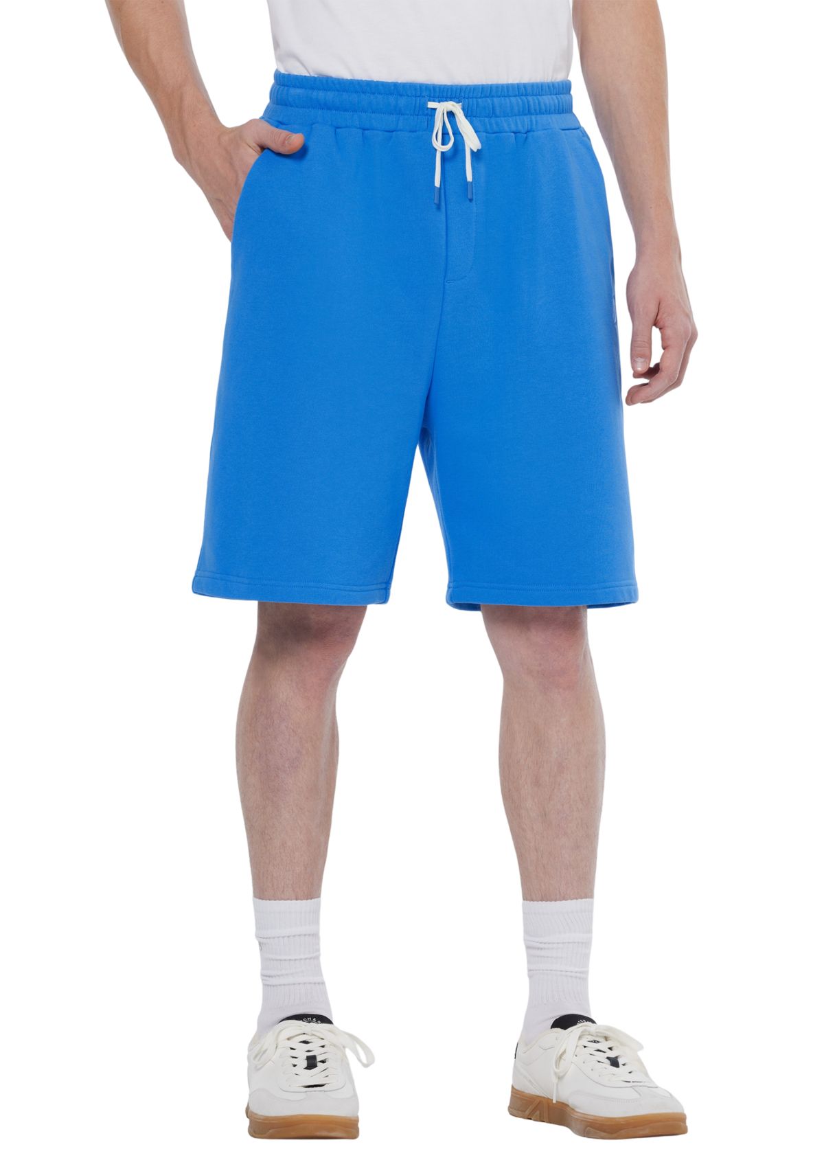 Mens Badge Logo Fleece Shorts