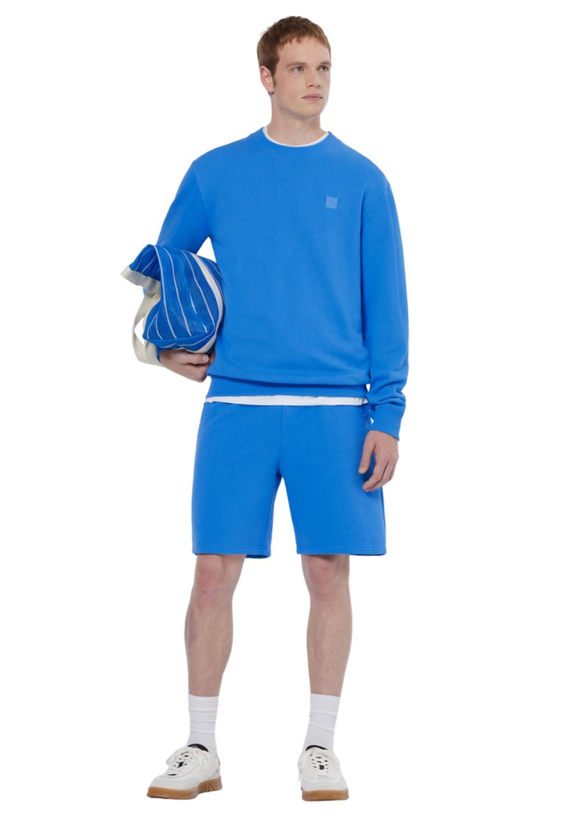 Mens Badge Logo Fleece Shorts