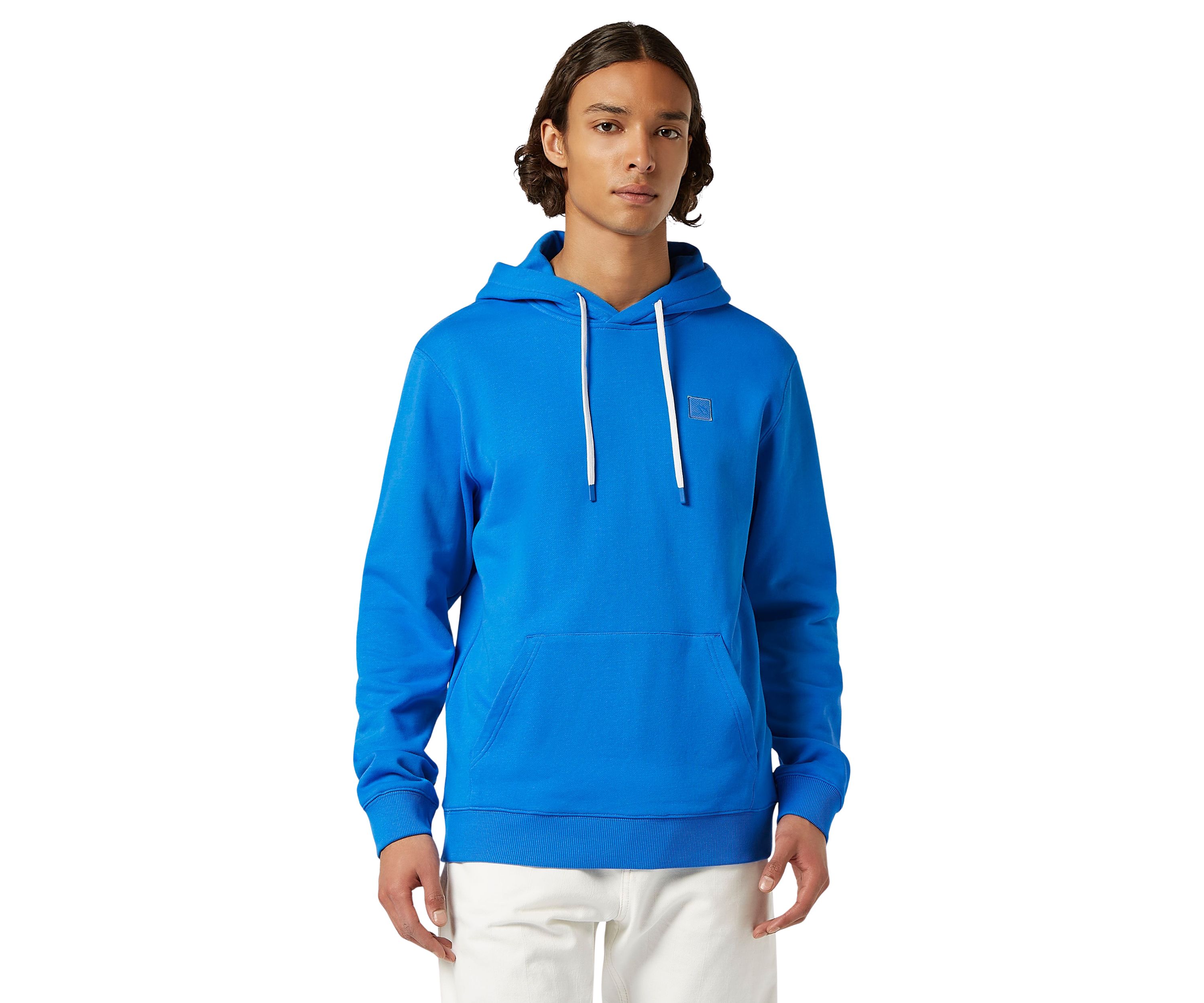 Mens Badge Logo Fleece Hoodie