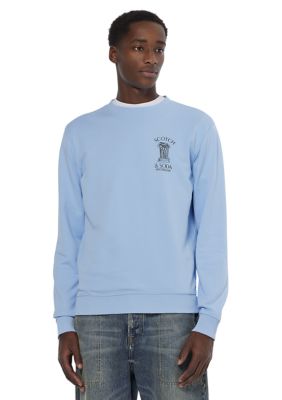 “Scotch & Soda” Front Chest Artwork Sweat Beige Front chest artwork sweatshirt – Scotch & Soda Amsterdam