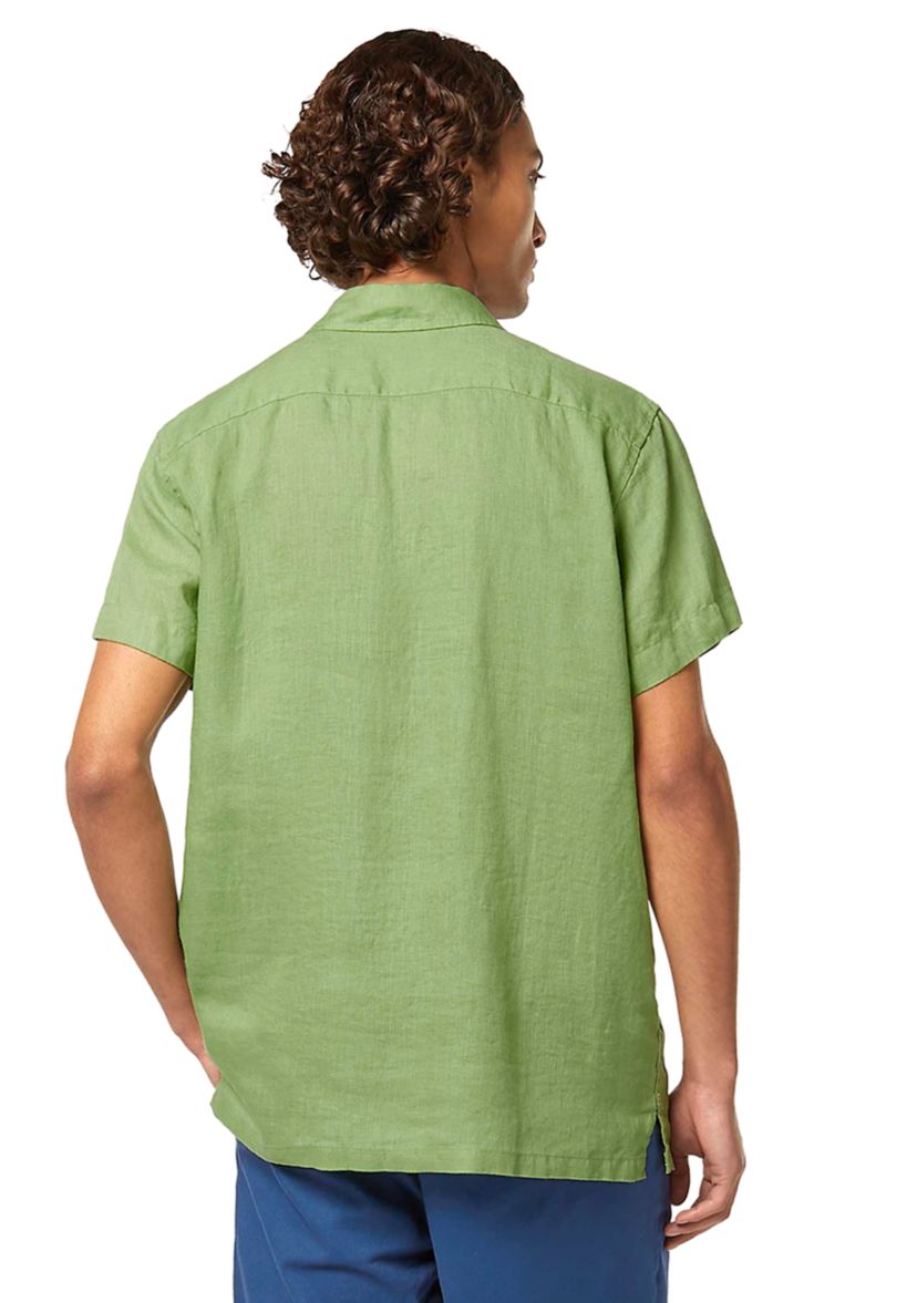Mens Short Sleeve Linen Shirt