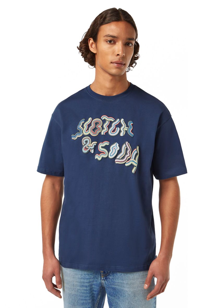 Mens Relaxed Fit Logo Graphic T-Shirt
