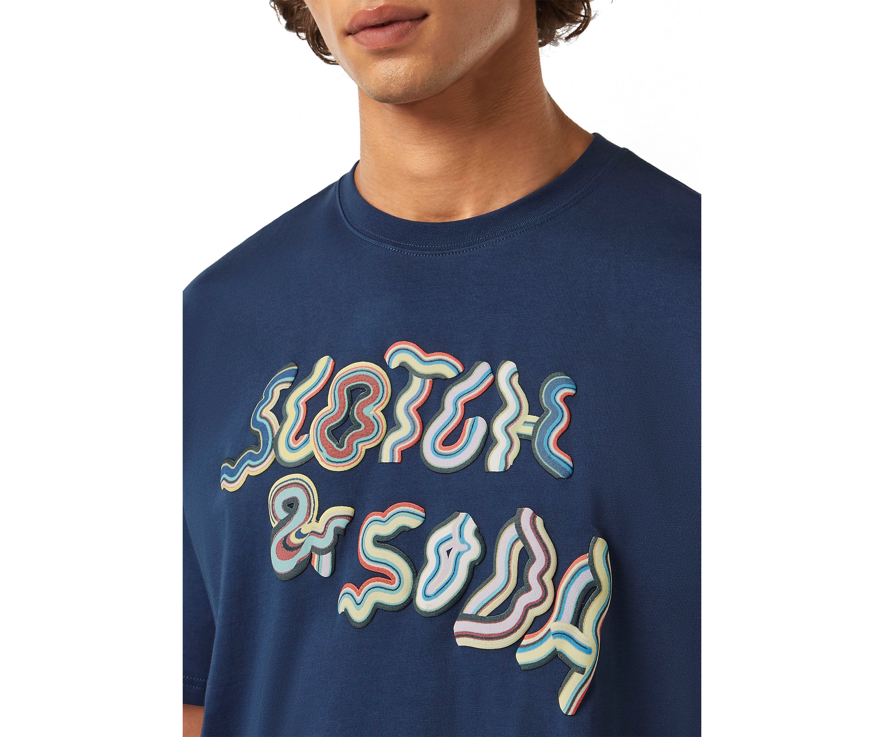 Mens Relaxed Fit Logo Graphic T-Shirt