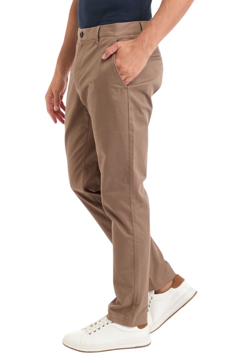 Mens Flat Front Chino Pants