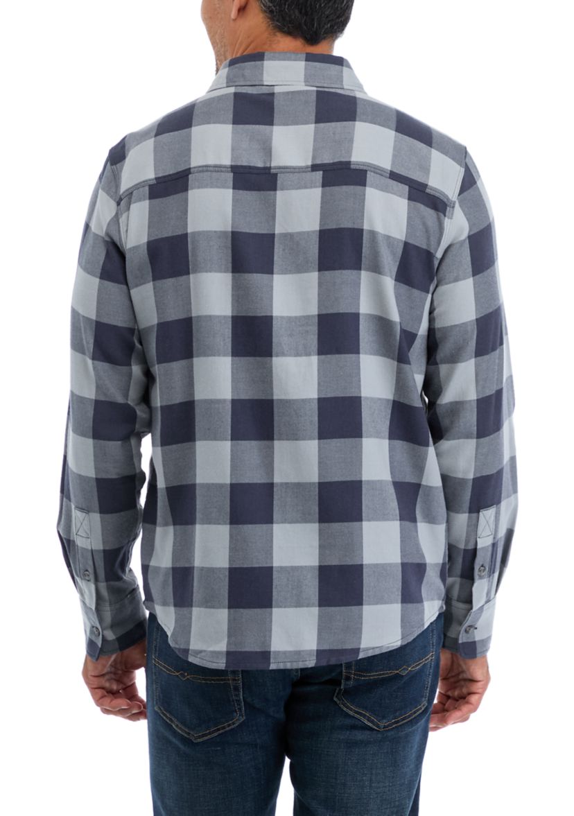 Plaid Lightweight Flannel Shirt 