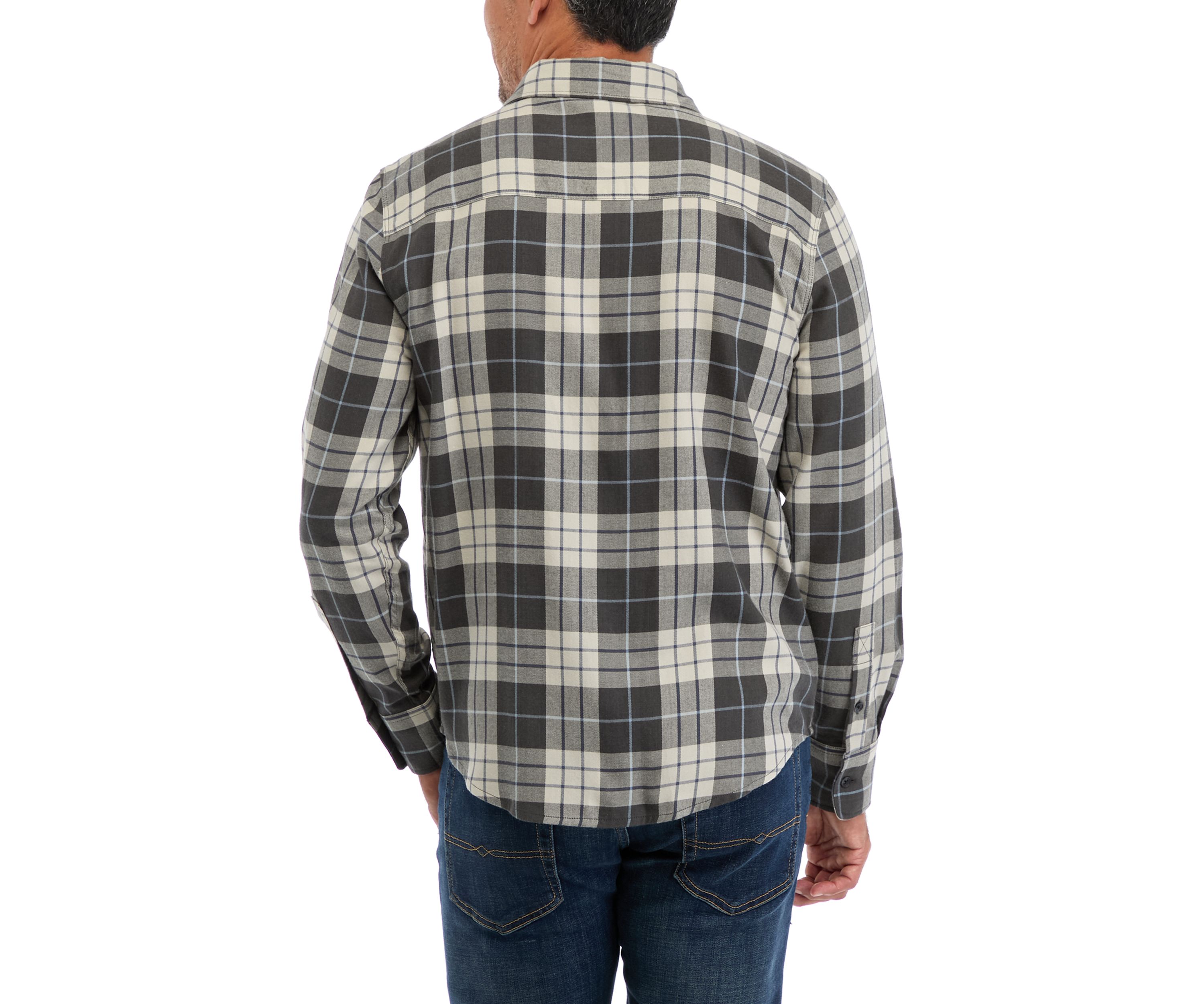	  Plaid Lightweight Flannel Shirt 