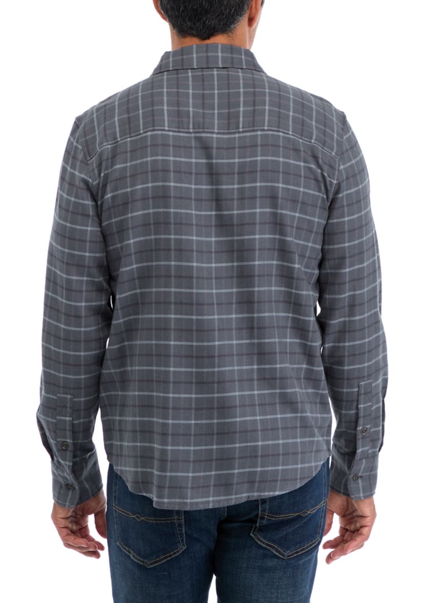   Plaid Lightweight Flannel Shirt 