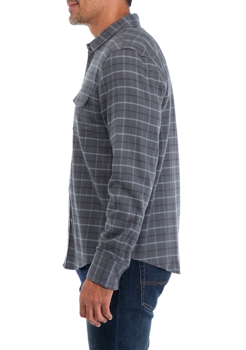   Plaid Lightweight Flannel Shirt 